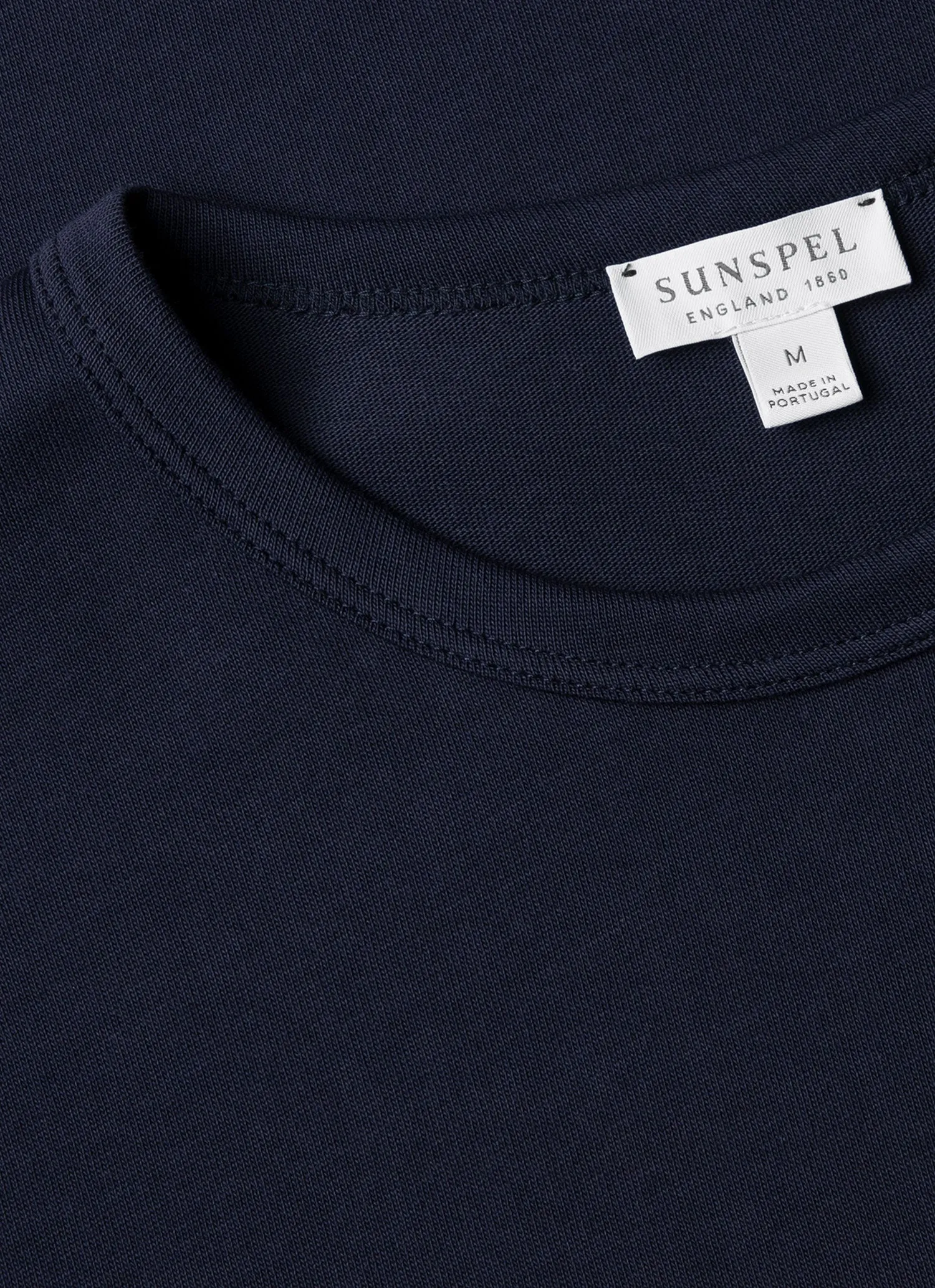 Men's Single Jersey T-shirt in Navy UVProtectionFinish
