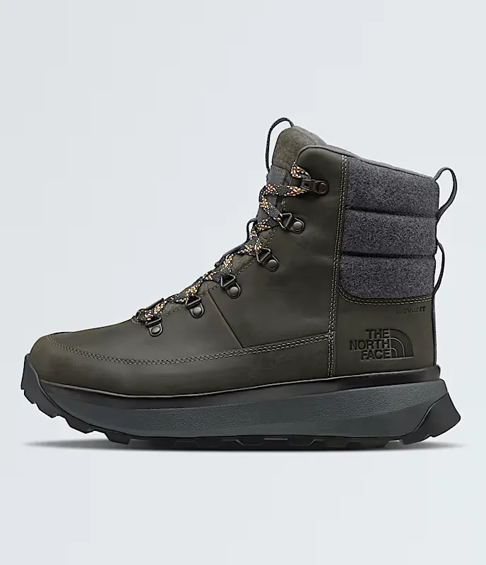 Groom Style The North Face Bergen NF0A8A9M Men's US 8 Green Leather Waterproof Boots KHD1796