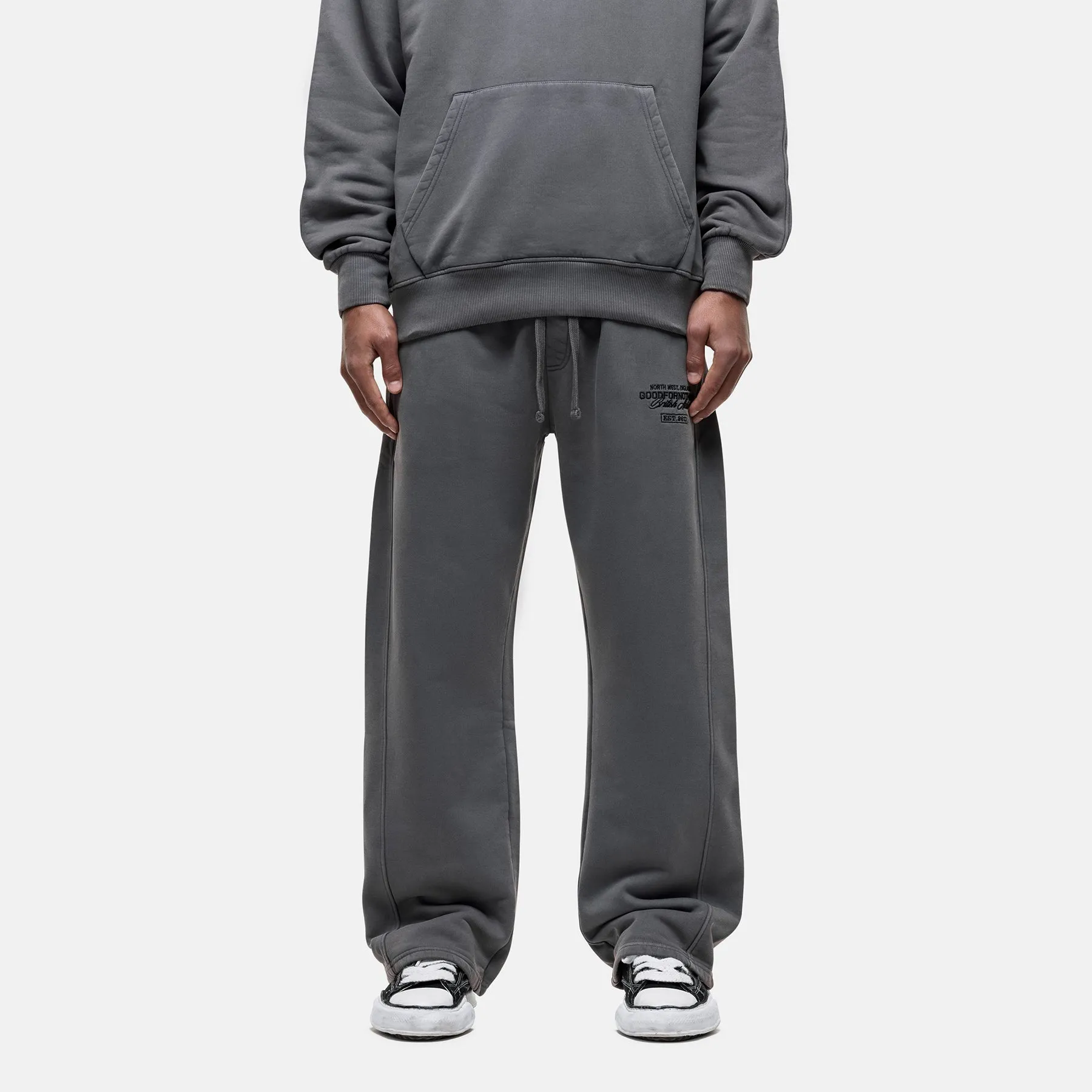 Dynamic Flex Panels Layered Look Atelier Washed Grey Sweatpants