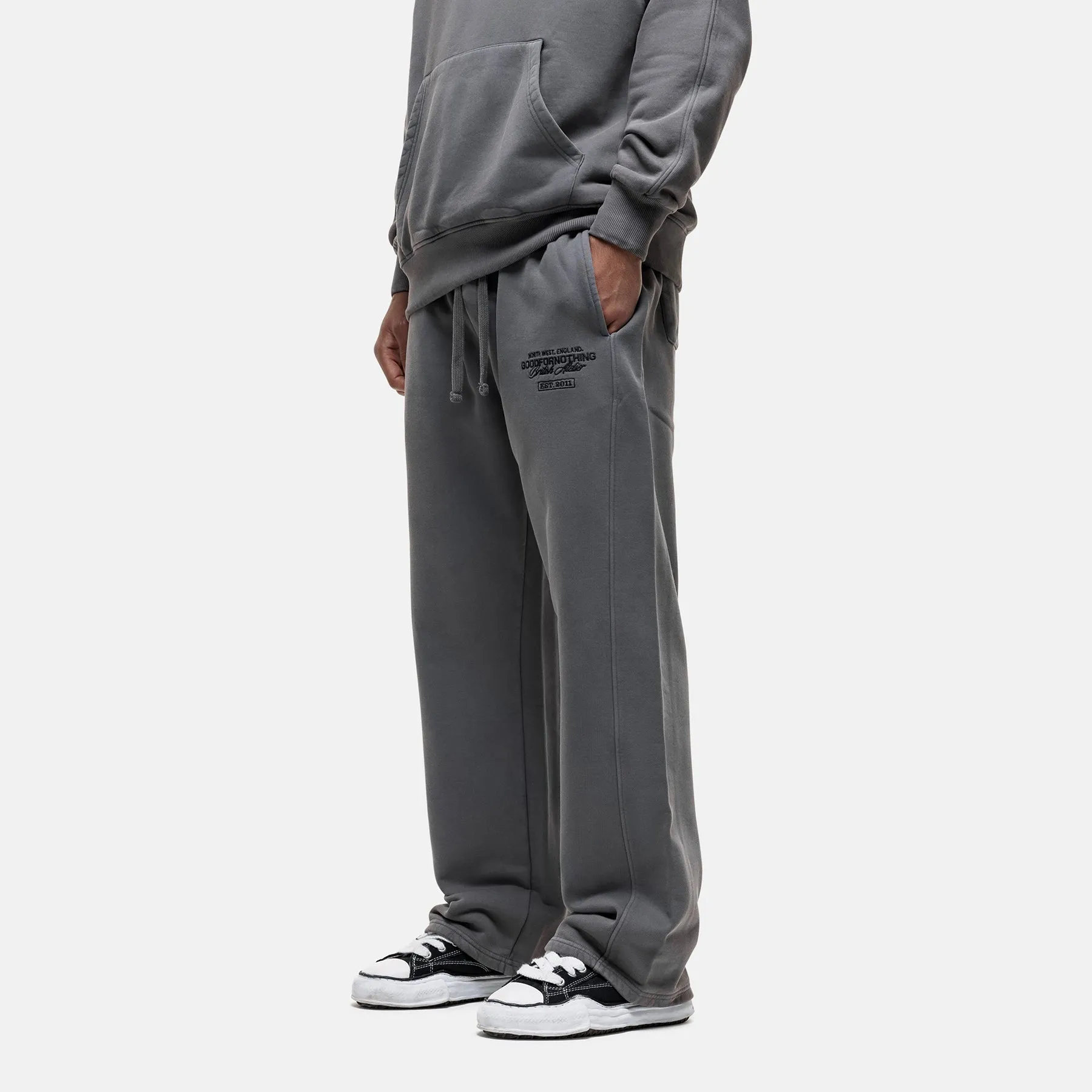 Atelier Washed Grey Sweatpants Rayon drape