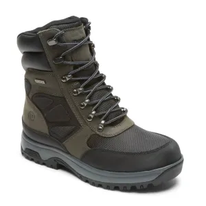 Men's 8000Works 8" Ubal Side-Zip 400G Insulated Boot - 4E/extra Wide Width In Black Multi Light Arch Music Night