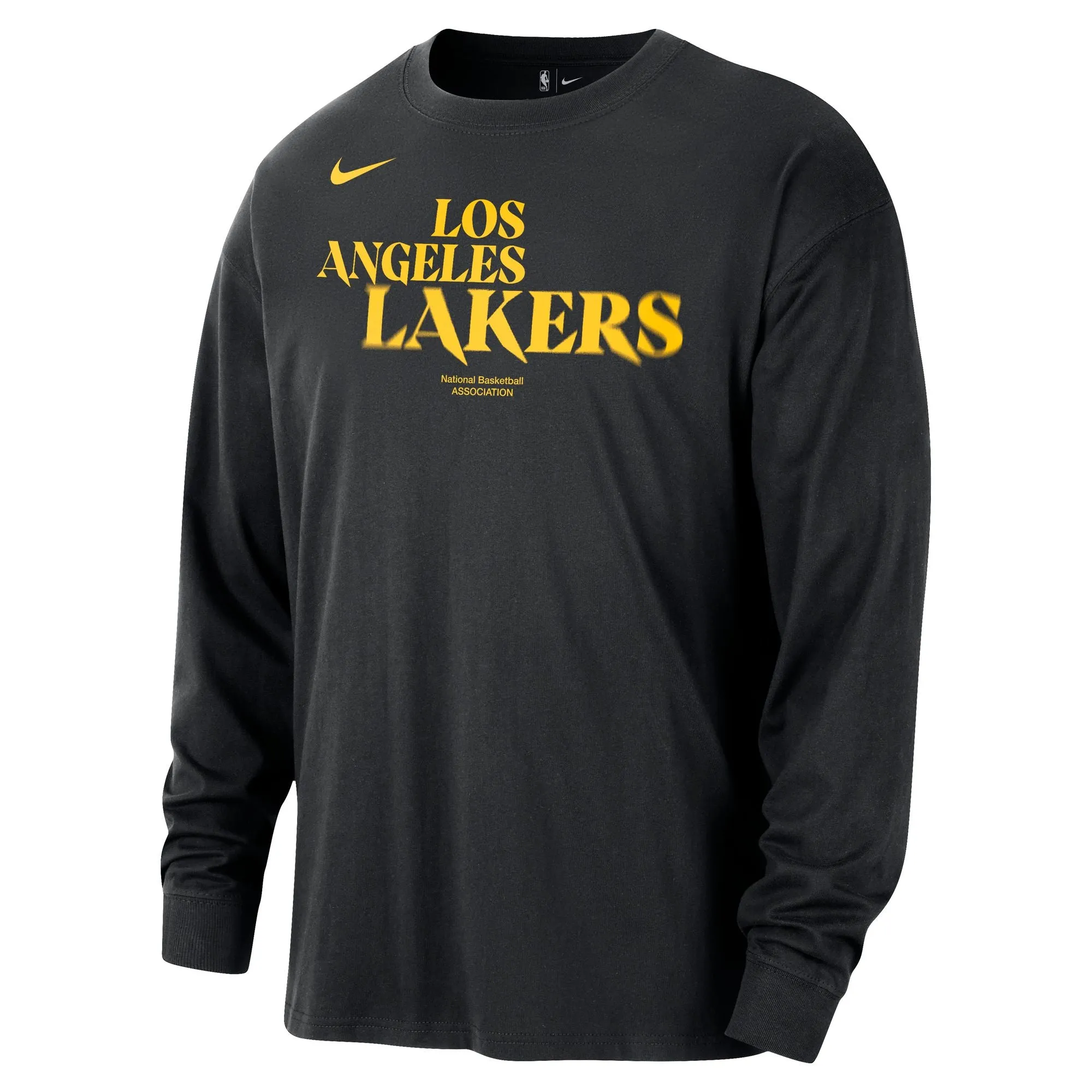 Sweat Zone Casual Activewear Los Angeles Lakers Long Sleeve T-Shirt Courtside City Edition