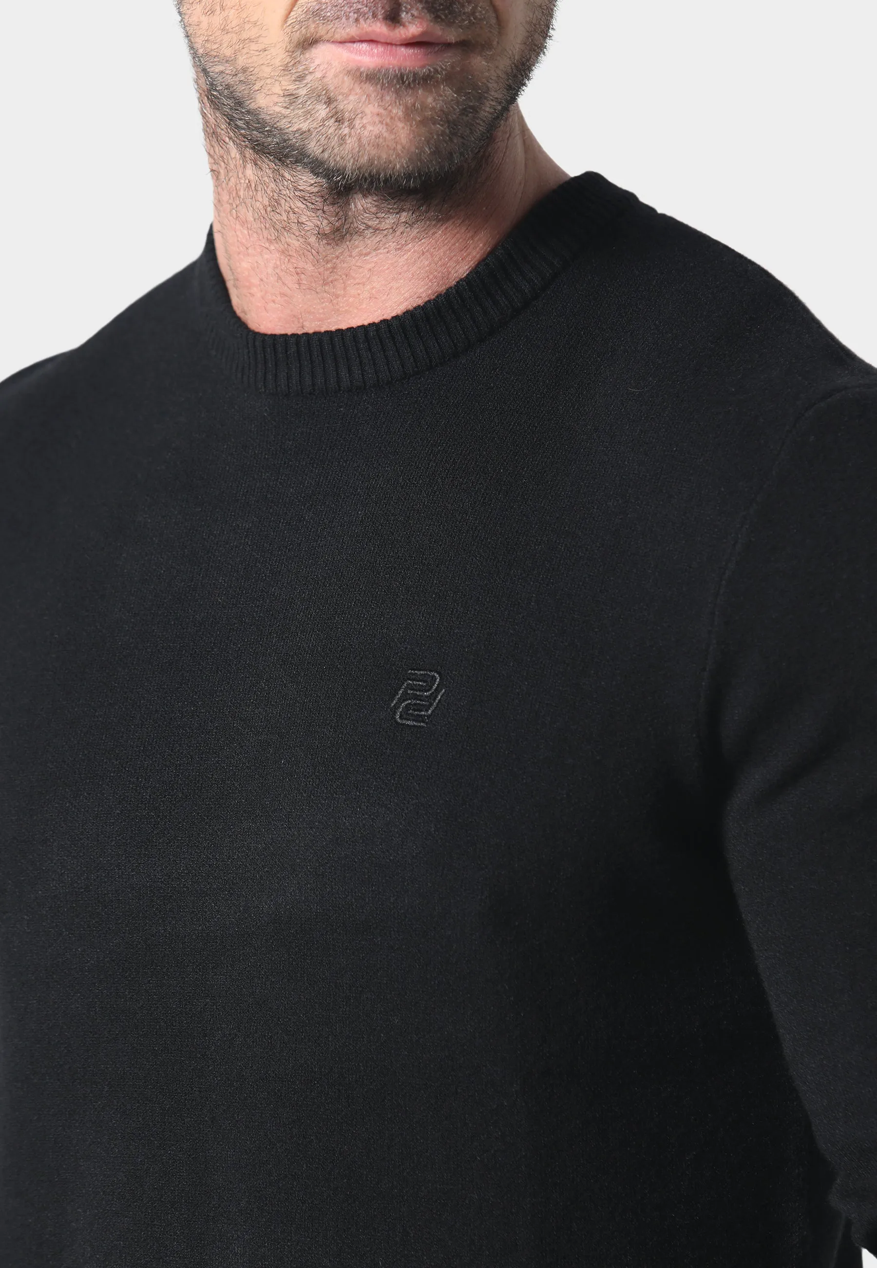 Light Weight Perth Black Knitwear
