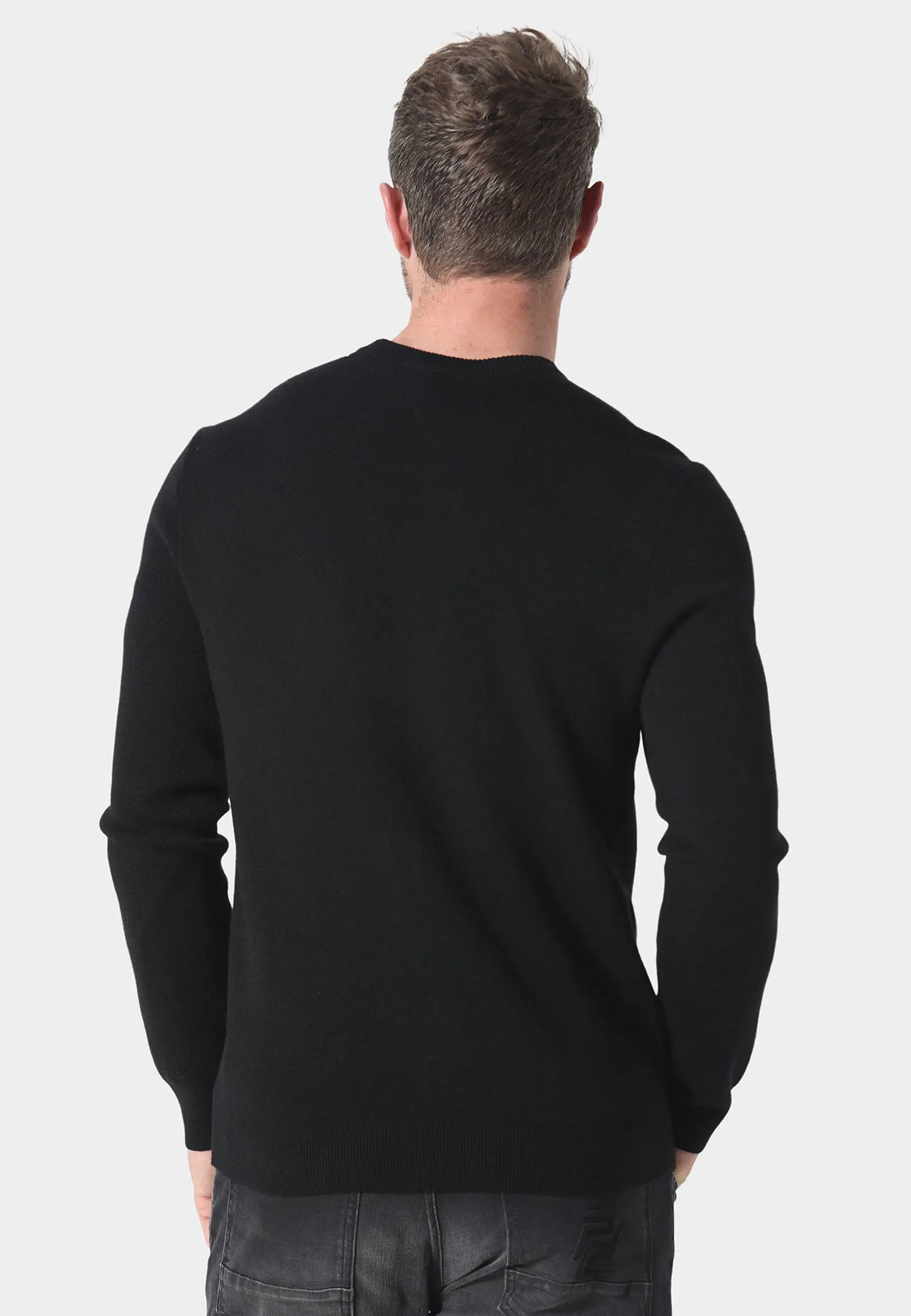 Anti Pilling Technology Chill Friendly Perth Black Knitwear