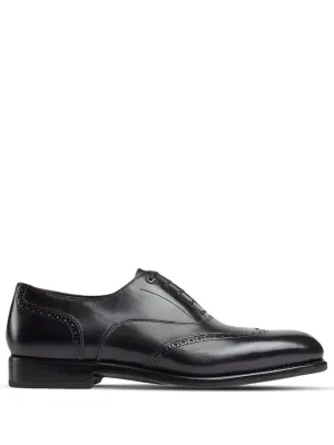 All Step Walking Routine Ferragamo Gancini Leather Oxford Shoes