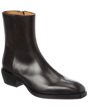 Non Irritating Edge Binding Ferragamo Leather Boot
