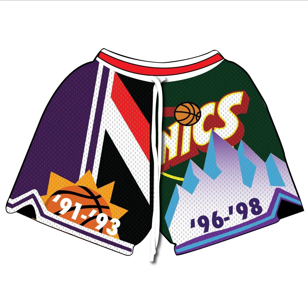 FINALS 3 PEAT COLLAGE SHORTS desert style