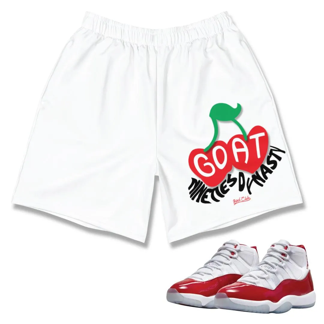 Quick Release Fasteners Retro 11 Cherry Shorts