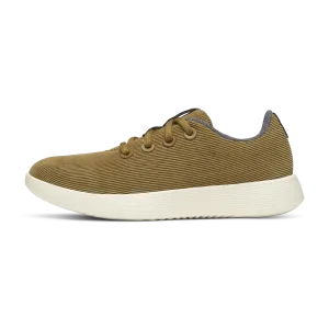Anti Microbial Insole Basic Design Men's Runner NZ Corduroy - Dark Tan (Stony Cream Sole)