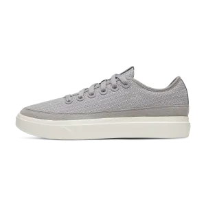 Men's Wool Piper Go - Medium Grey (Natural White Sole) Low Top Gentle Feel