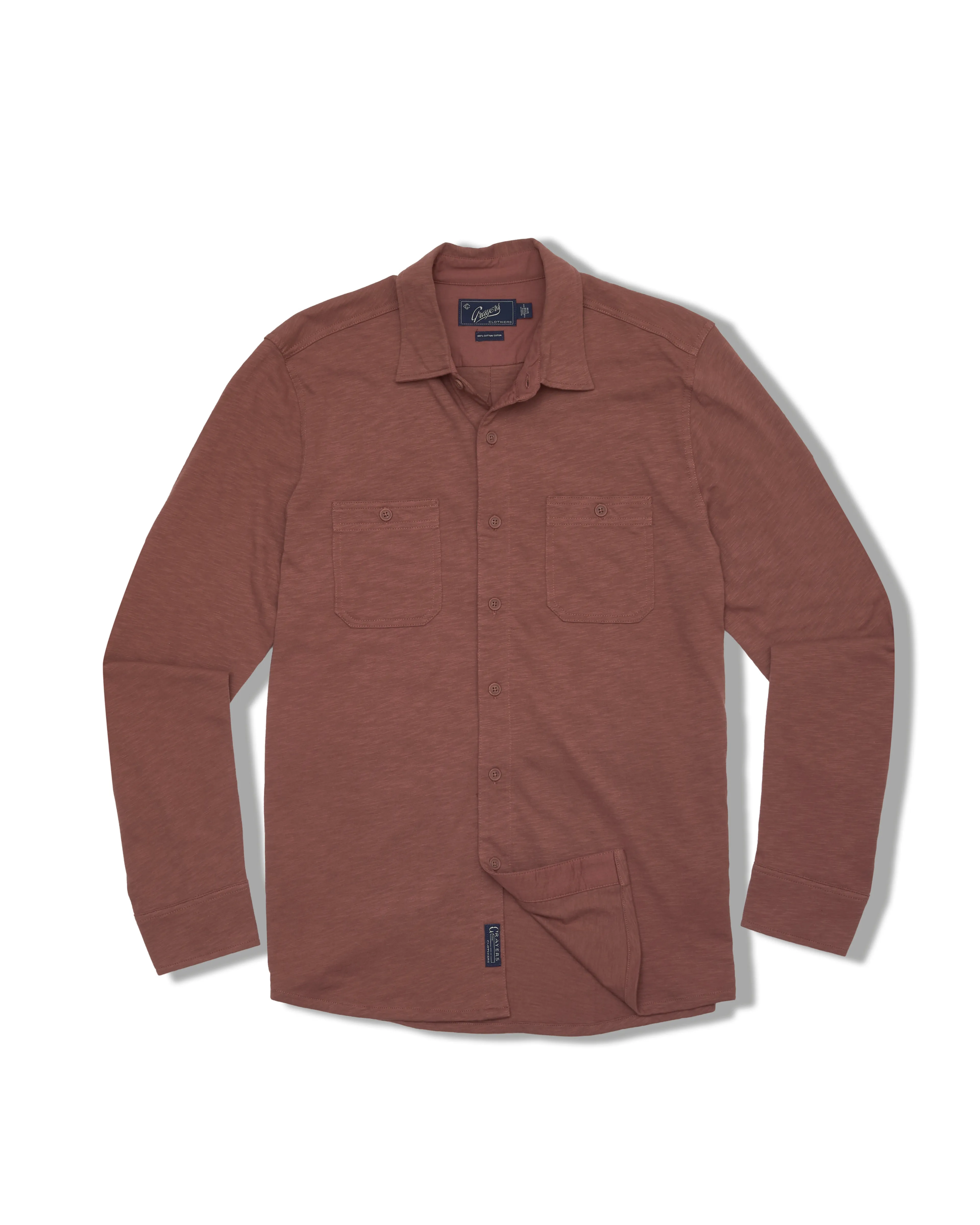 Flex Everyday Knit Shirt - Marron Stain Resistant