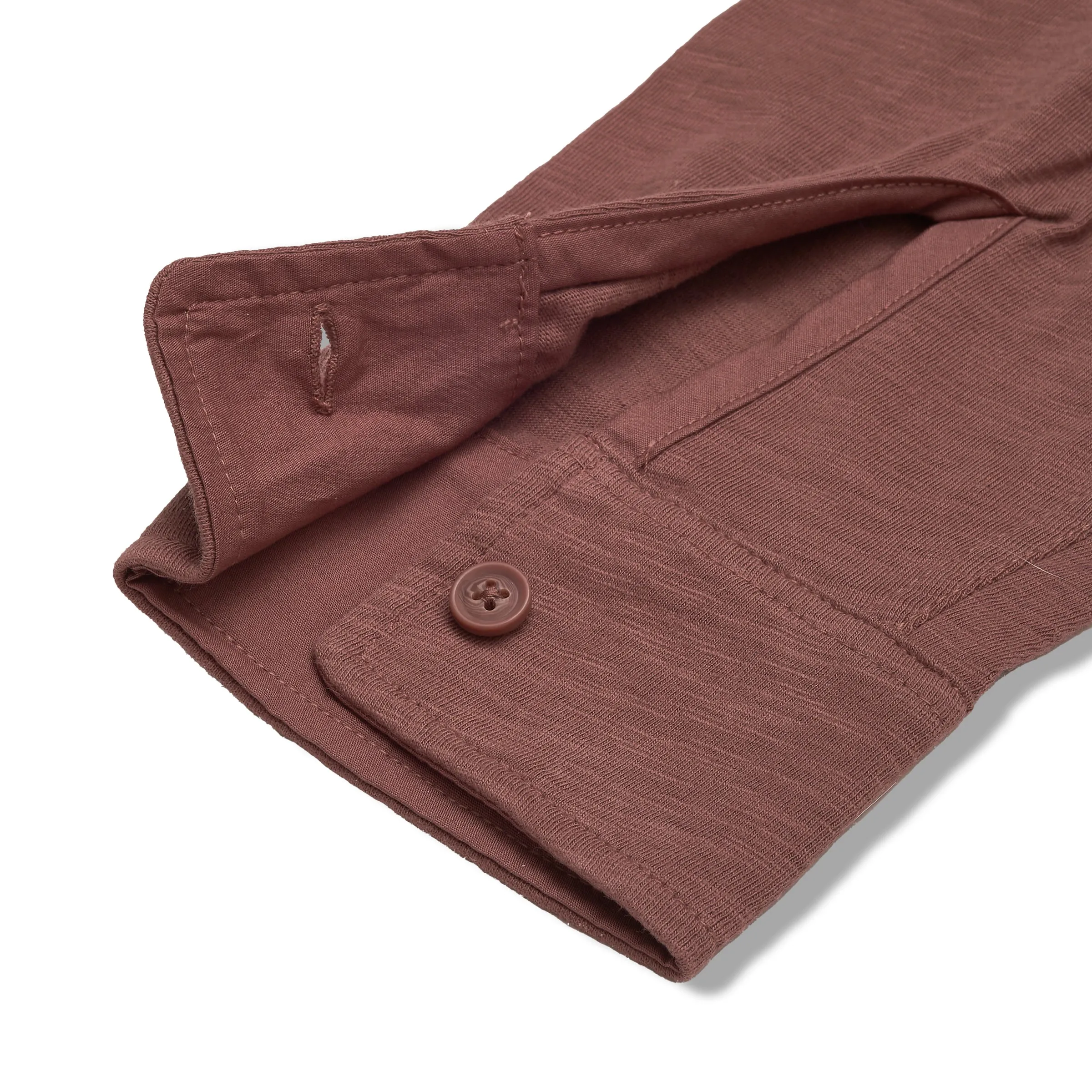 Essential Comfort Versatile and Stylish Flex Everyday Knit Shirt - Marron
