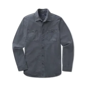 Cozy and Comfortable Flex Everyday Knit Shirt - Washed Navy