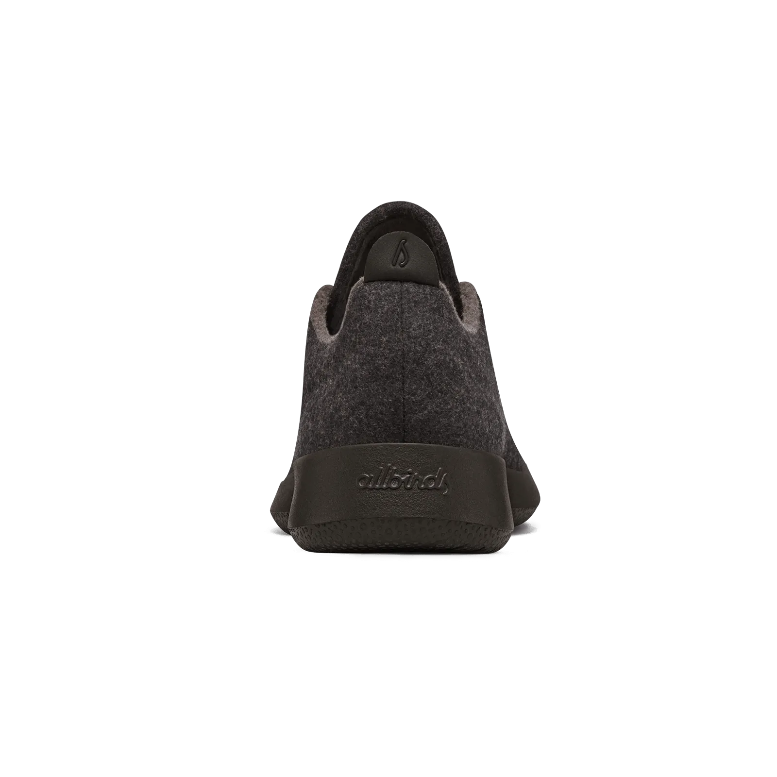 London Edge Men's Wool Runner - Natural Black (Black Sole)