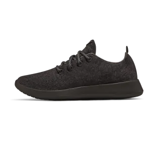 Men's Wool Runner - Natural Black (Black Sole) Tunnel Trek Natural foot movement