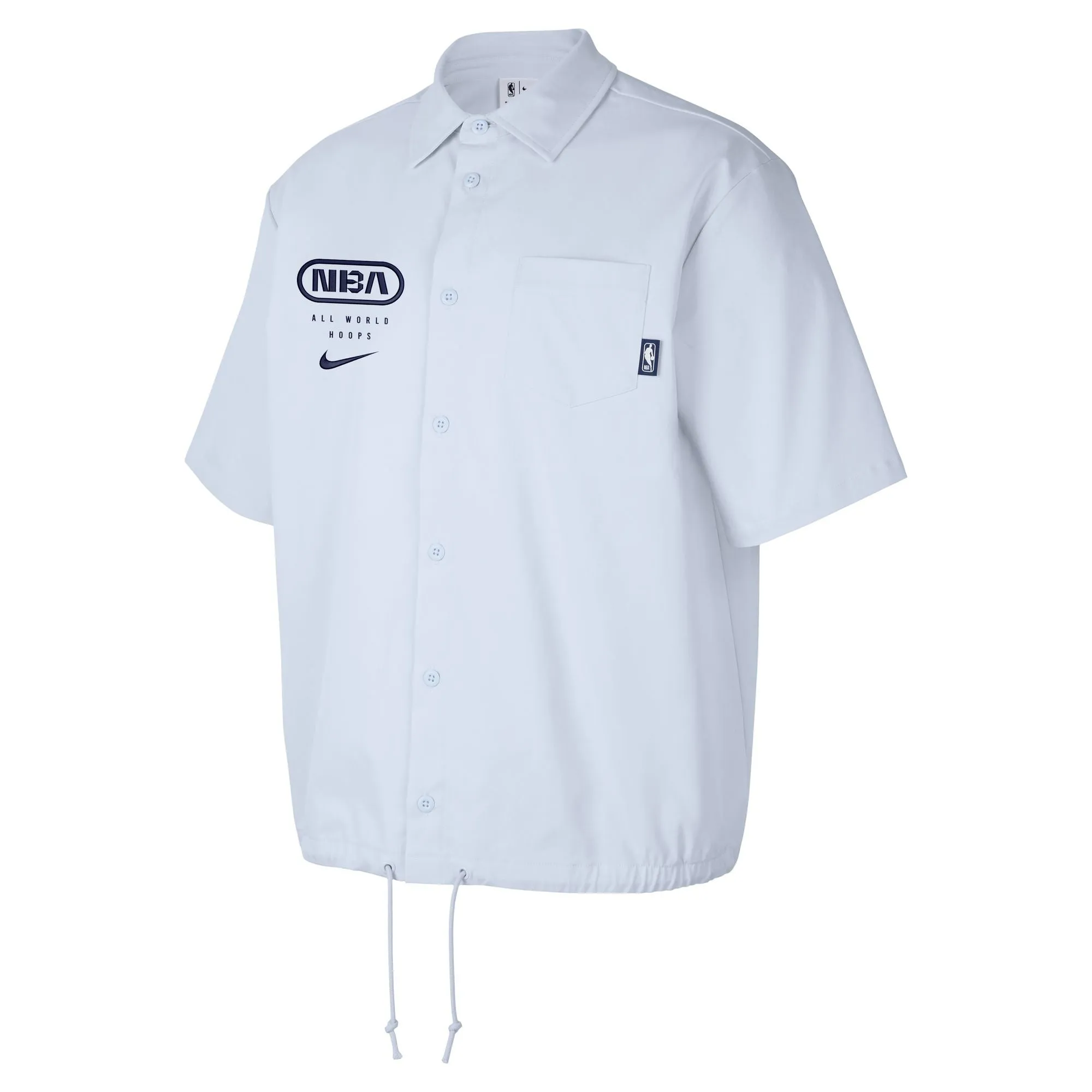 Reliable Fit Team 31 Club Men's Nike NBA Woven Short-Sleeve Top