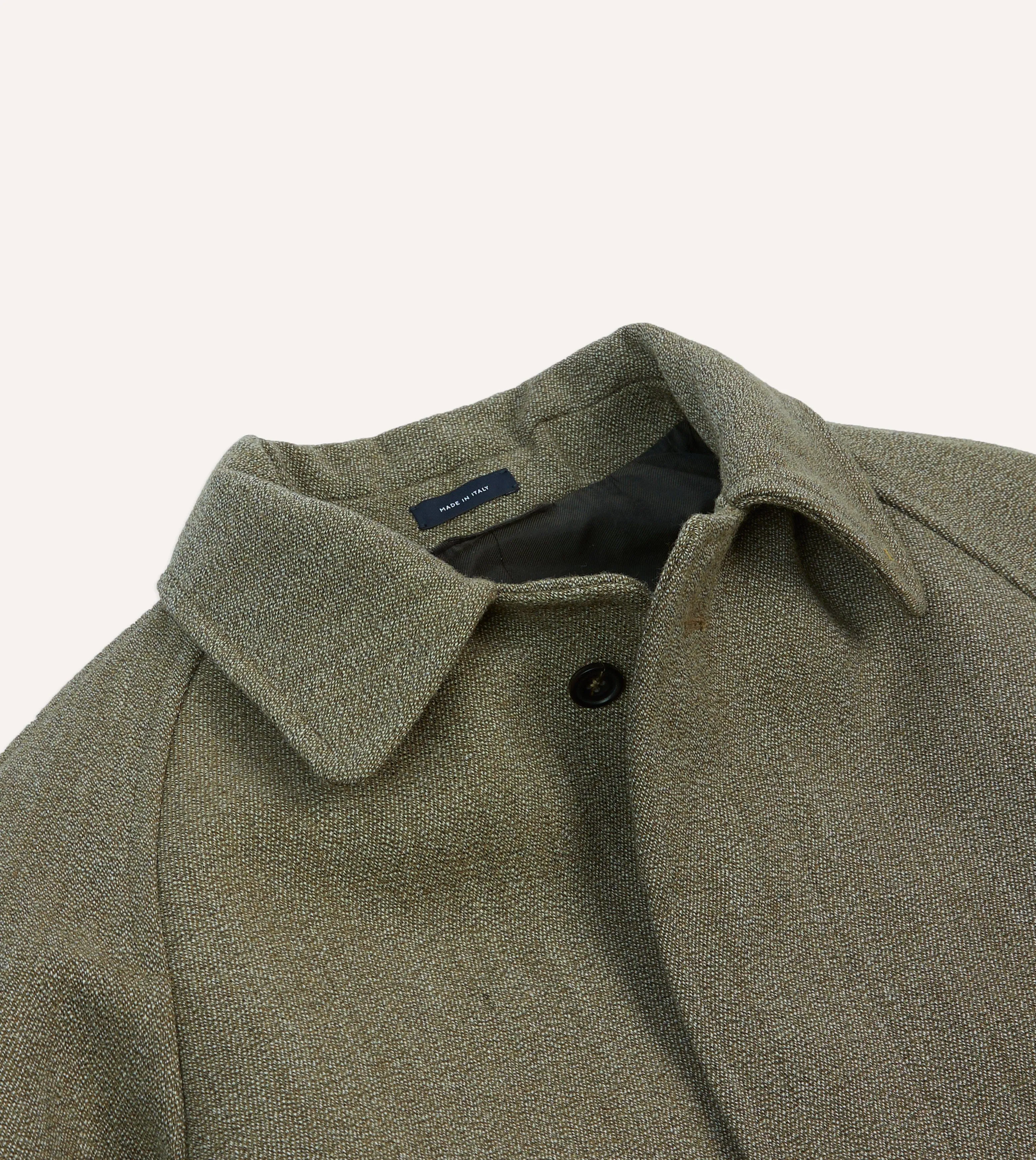 Lovat Keeper's Tweed Raglan Coat Light Reflective