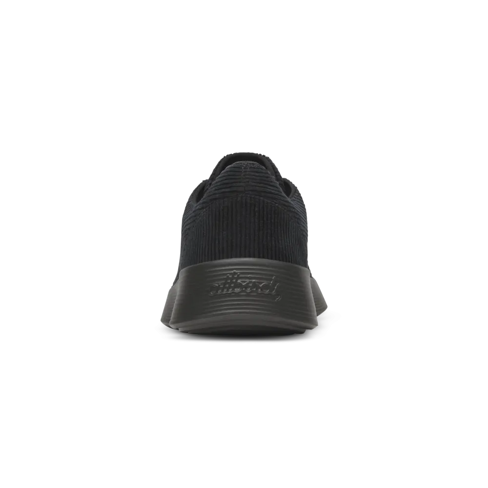 Men's Runner Go - Corduroy - Natural Black (Dark Grey Sole) Comfortable Use Dual Density Midsole