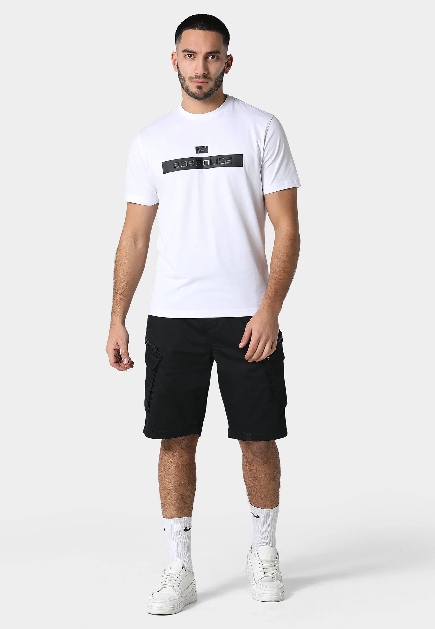 Relax Fit Comfort Athletic Comfort Eythorn Black Cargo Shorts