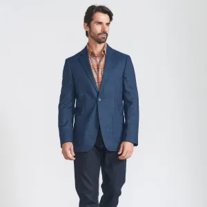 Flynt Western Men's Southfork Sport Jacket in Royal Blue Warm Lining Breathable fabric tech