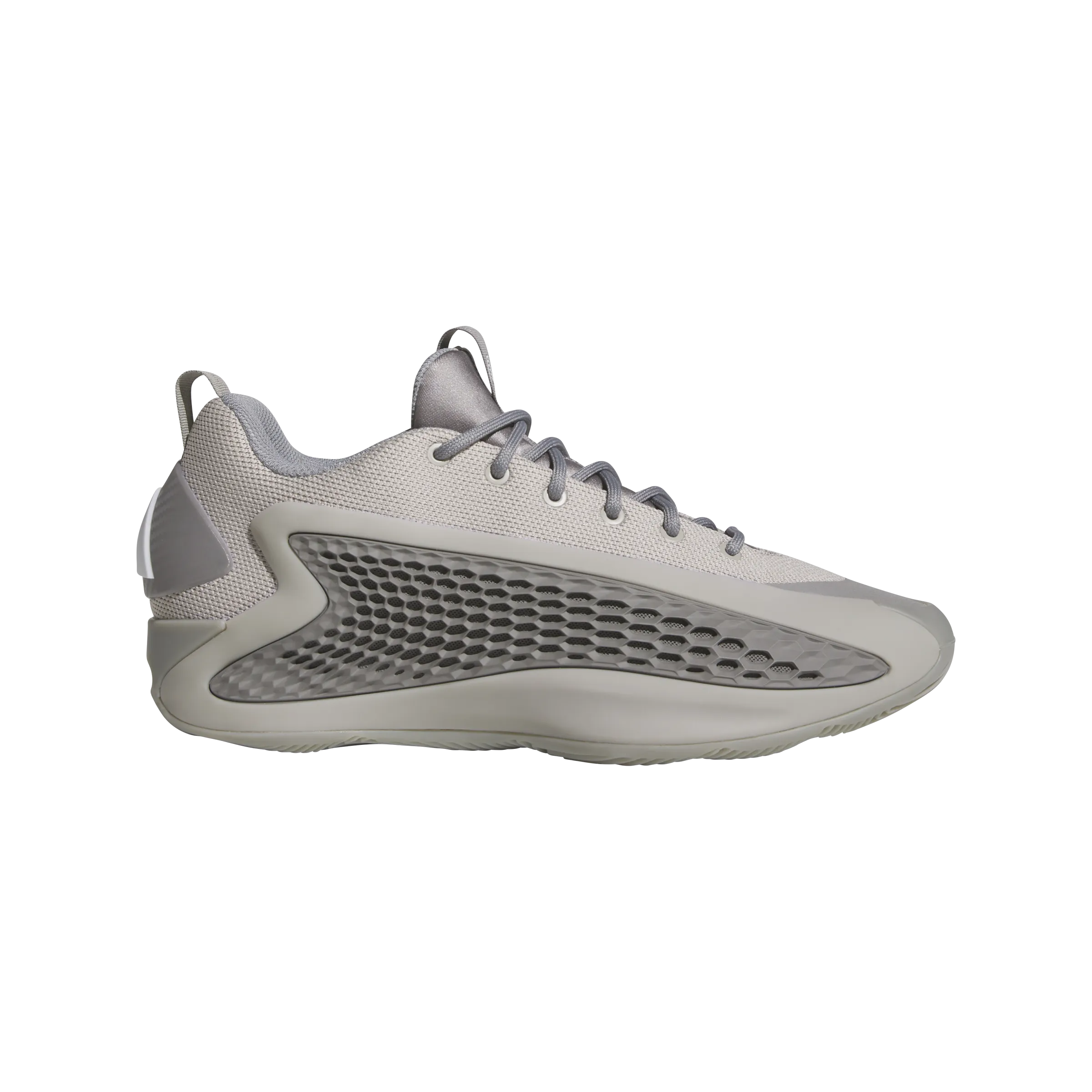 Flexible Grip Zone Arch Support Technology adidas ANTHONY EDWARDS 1 LOW Basketball Shoes | Metal Grey-Dove-Grey-Cloud White | Men's