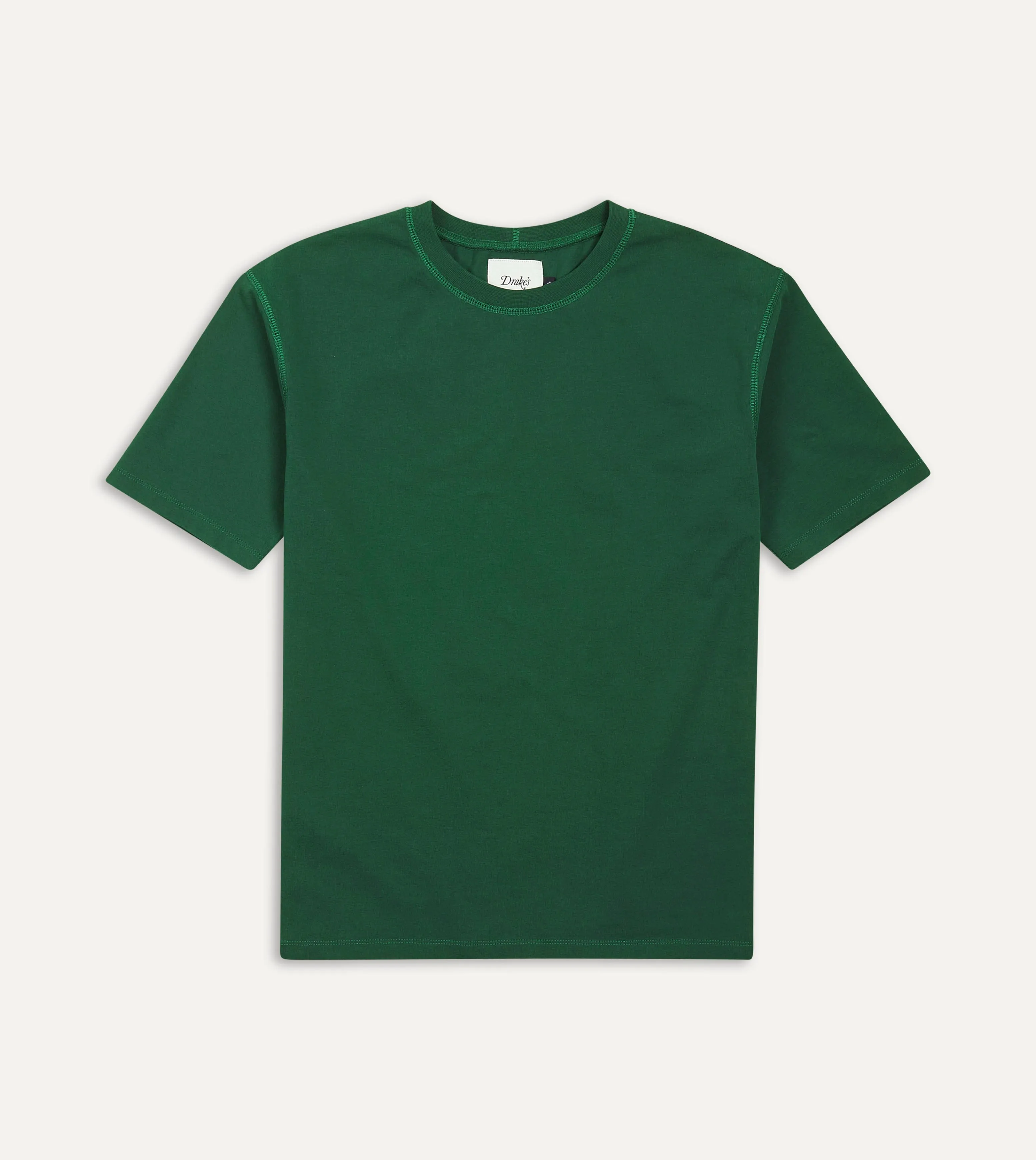 Lightweight Comfort Forest Green Cotton Crew Neck Hiking T-Shirt