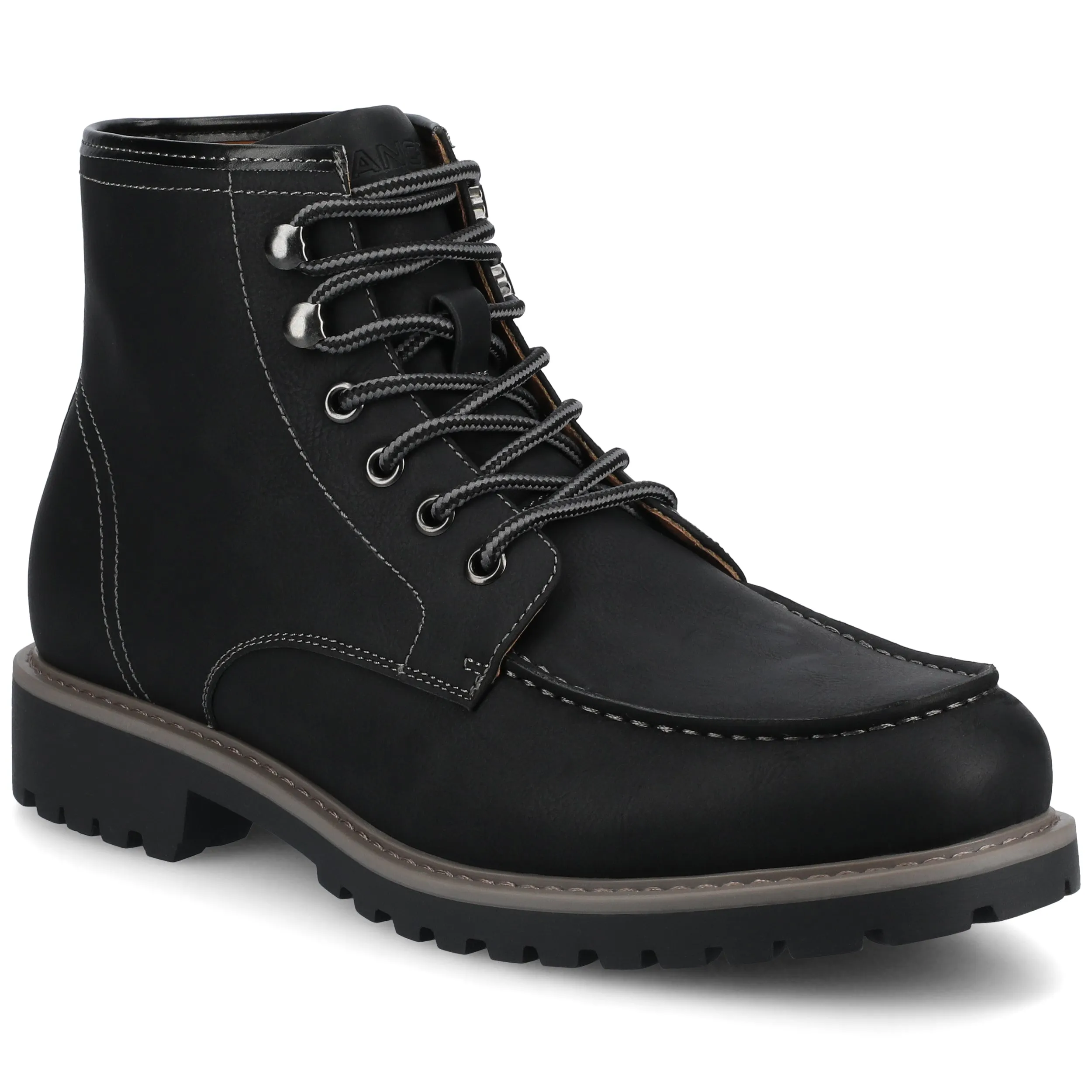 Confident Step Easy Clean Vance Men's Zeus Medium and Wide Width Moc Toe Boot