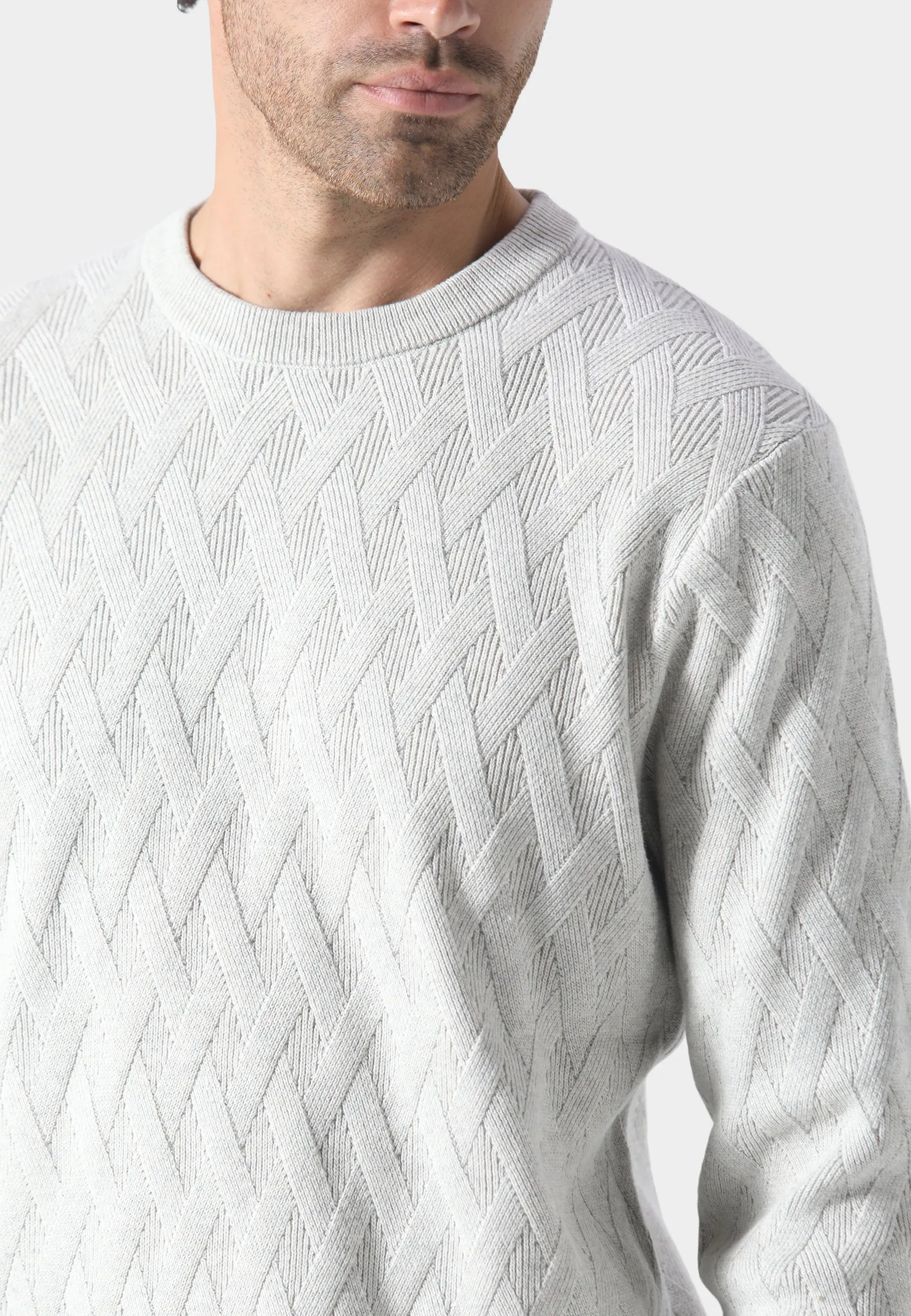 Shrink Resistant Treatment Simple Classic Forsan Ecru Knitwear
