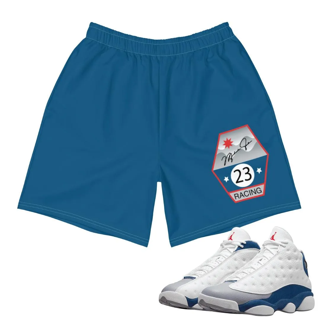 Retro 13 French Blue Shorts Sweat Wicking Channels Body Friendly