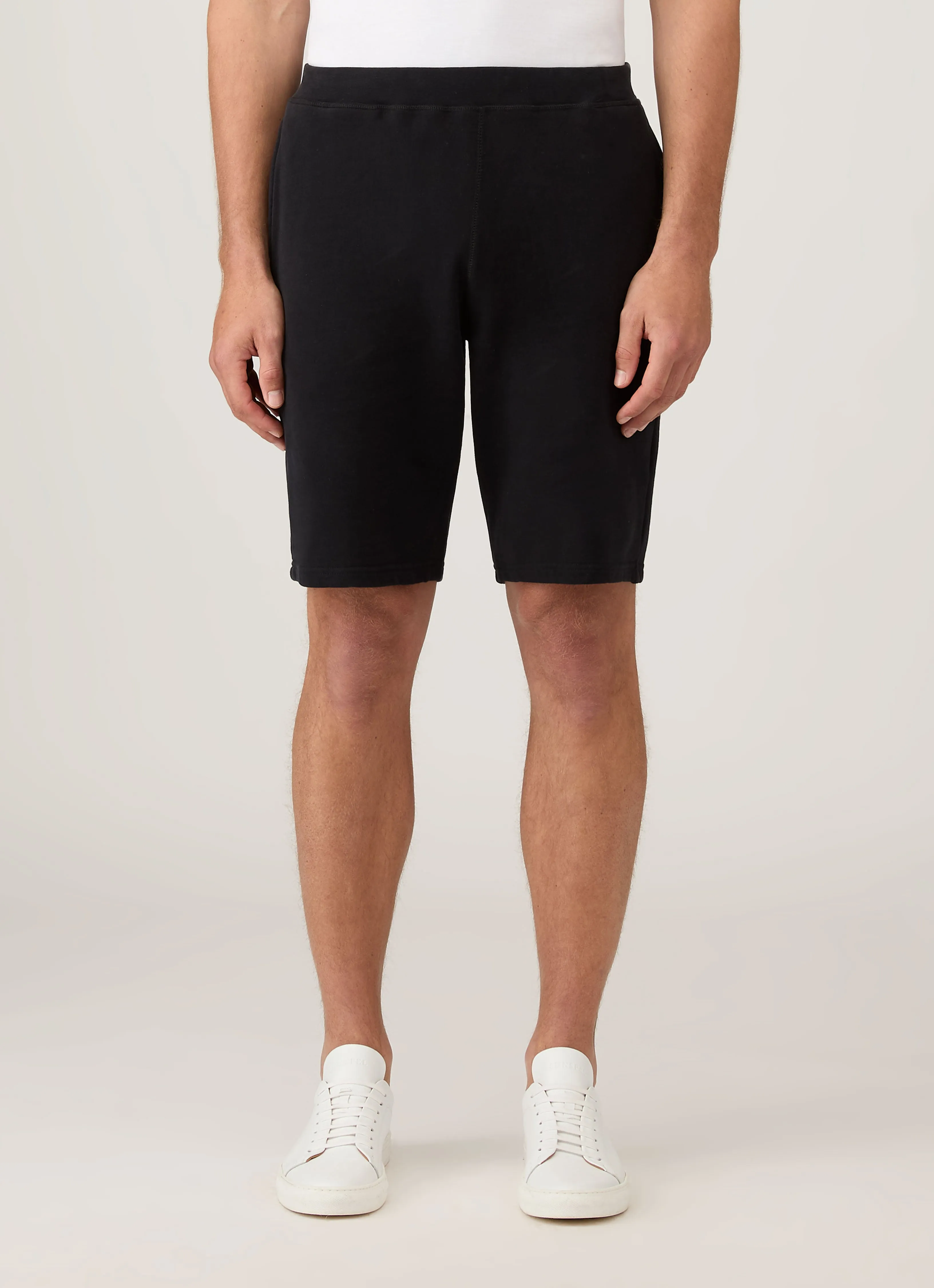 Men's Loopback Shorts in Black Effortless Comfort