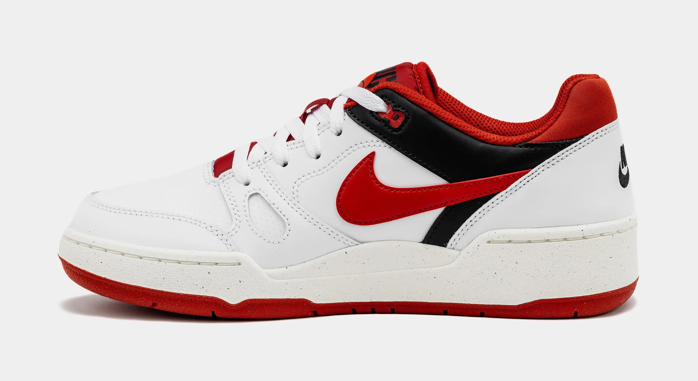 Full Force Low Mystic Red Mens Basketball Shoes (Red/White) Low Profile Cushion