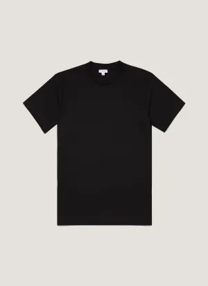 Men's Relaxed Fit Heavyweight T-shirt in Black Quick Fit