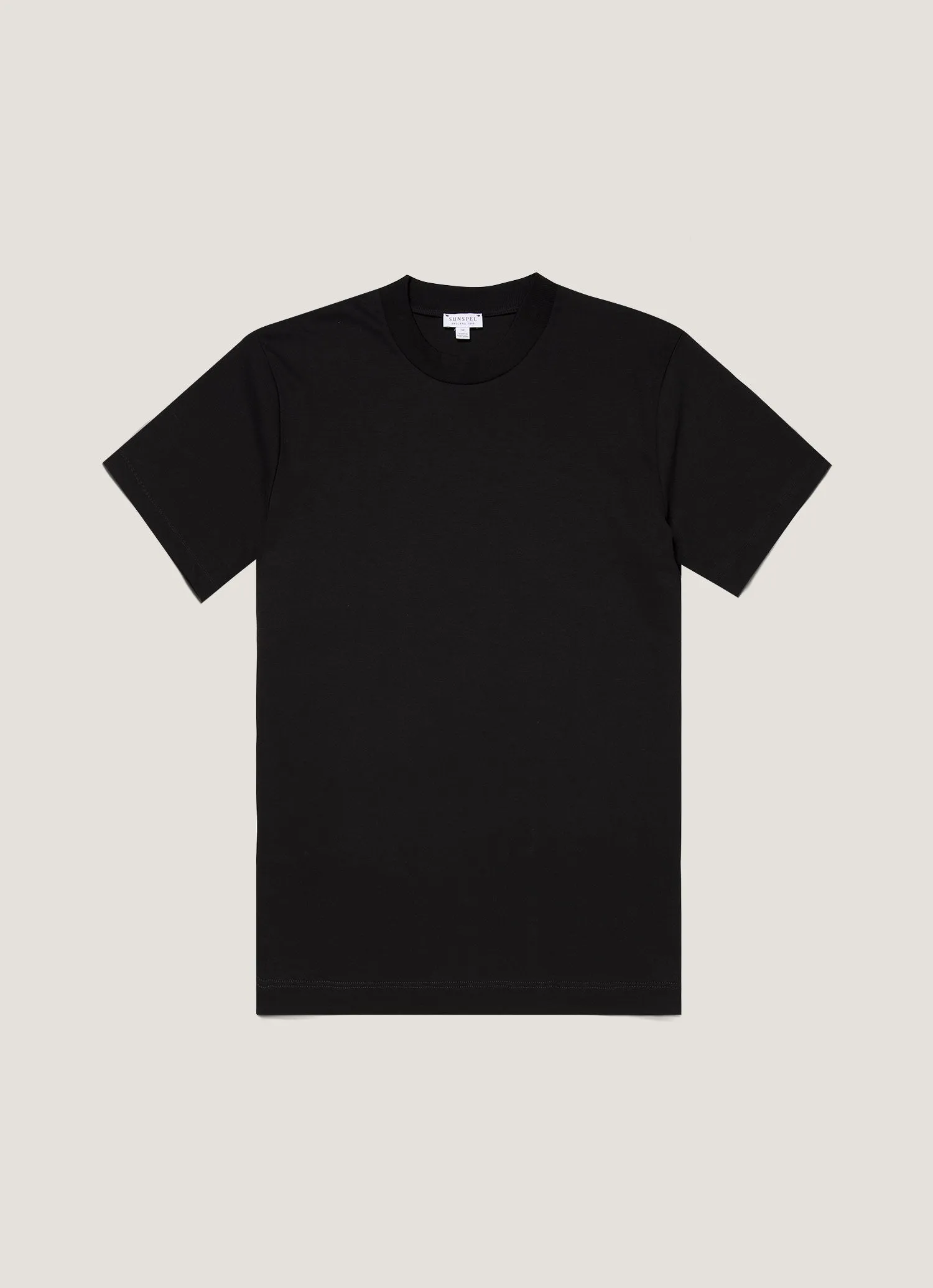 Men's Relaxed Fit Heavyweight T-shirt in Black Quick Fit