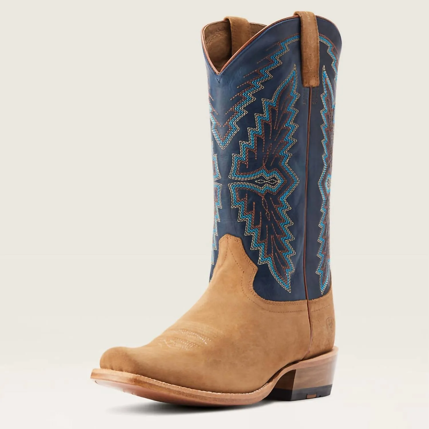 Mono Look Futurity Showman Men's Cowboy Boot In Dijon Roughout