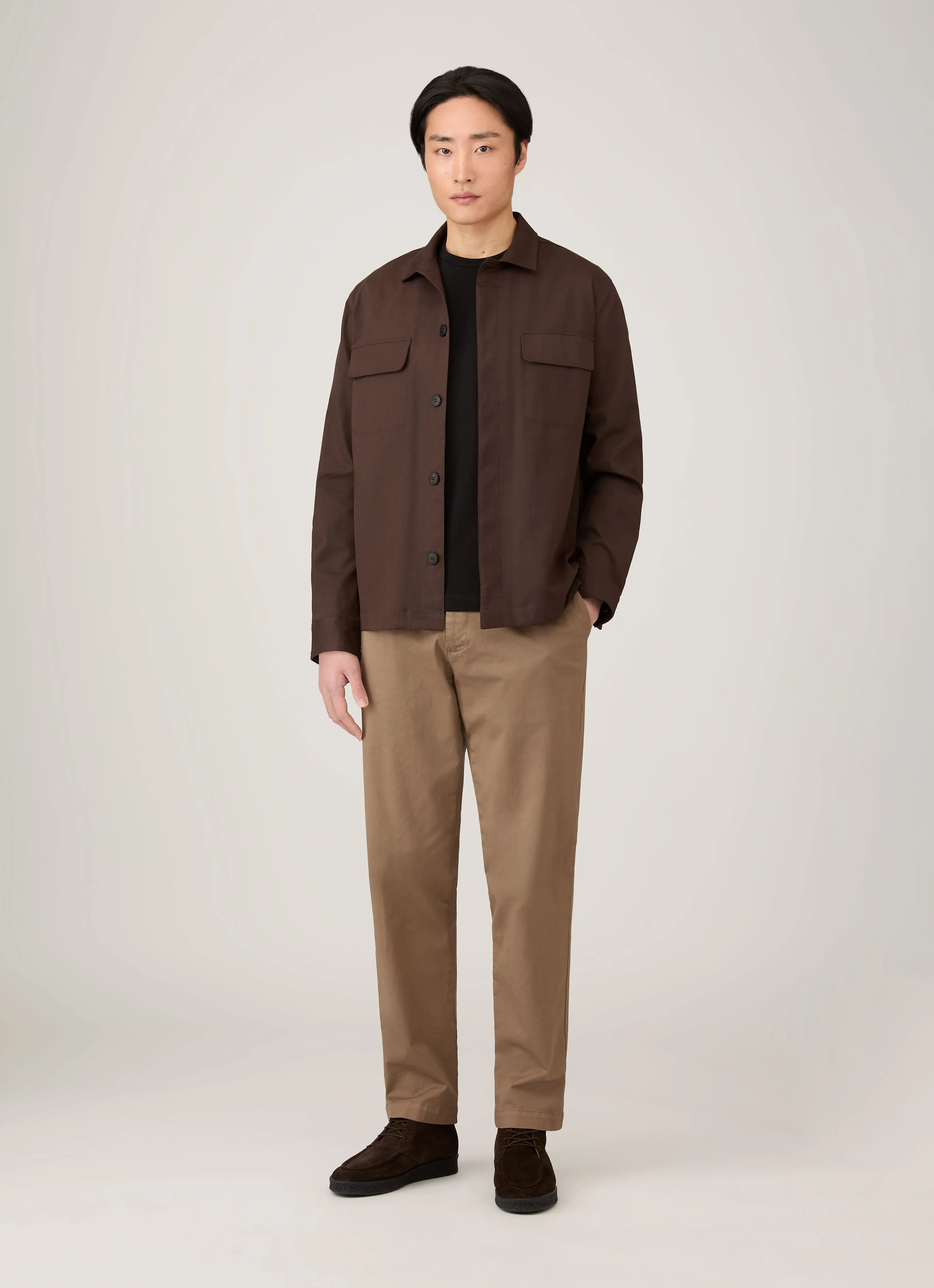 Casual Comfort Top Men's Single Jersey T-shirt in Black