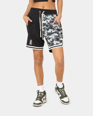 simple design Goat Crew Half Camo Shorts Black/Black