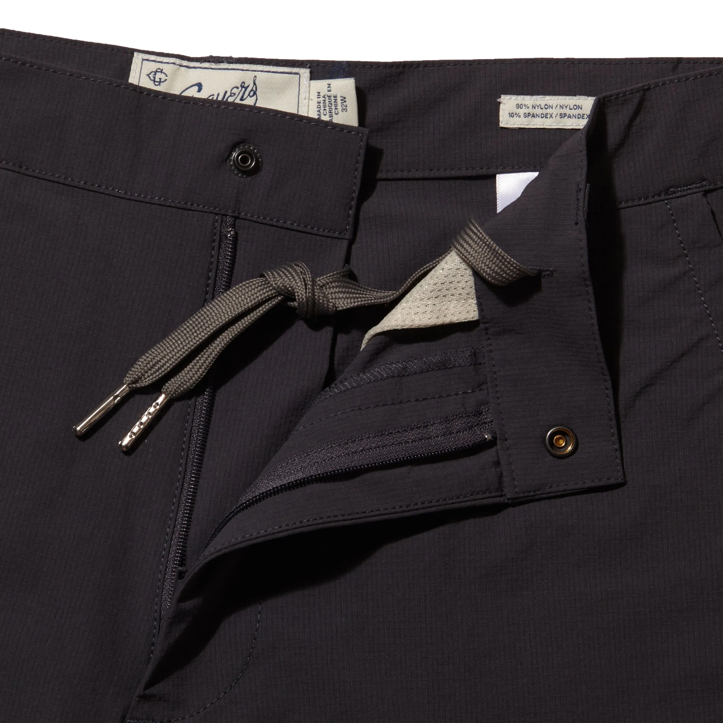 Hybrid Everyday Shorts 7" - Asphalt Wide-leg cut two piece outfit