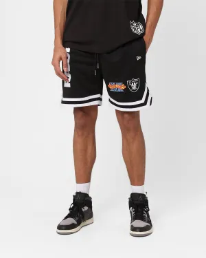 New Era Las Vegas Raiders Mesh Shorts Black Simple Mood Weekend Comfort