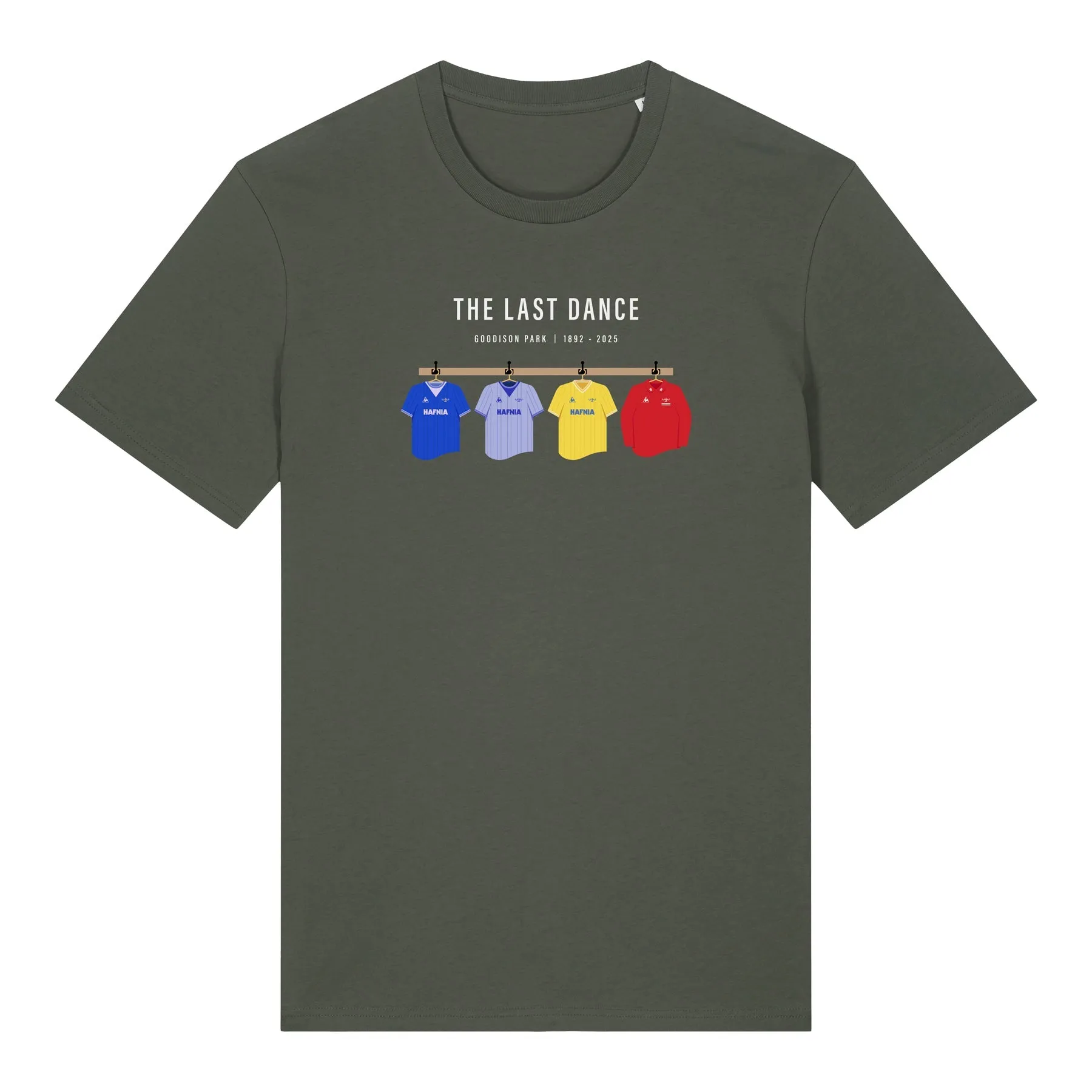 Goodison 1985 Kits Tee Smooth Jersey Texture Fresh Vibes