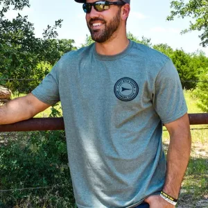 Daily Outfit Style Playful Design Fast Back Men's Logo Heather Green T-Shirt