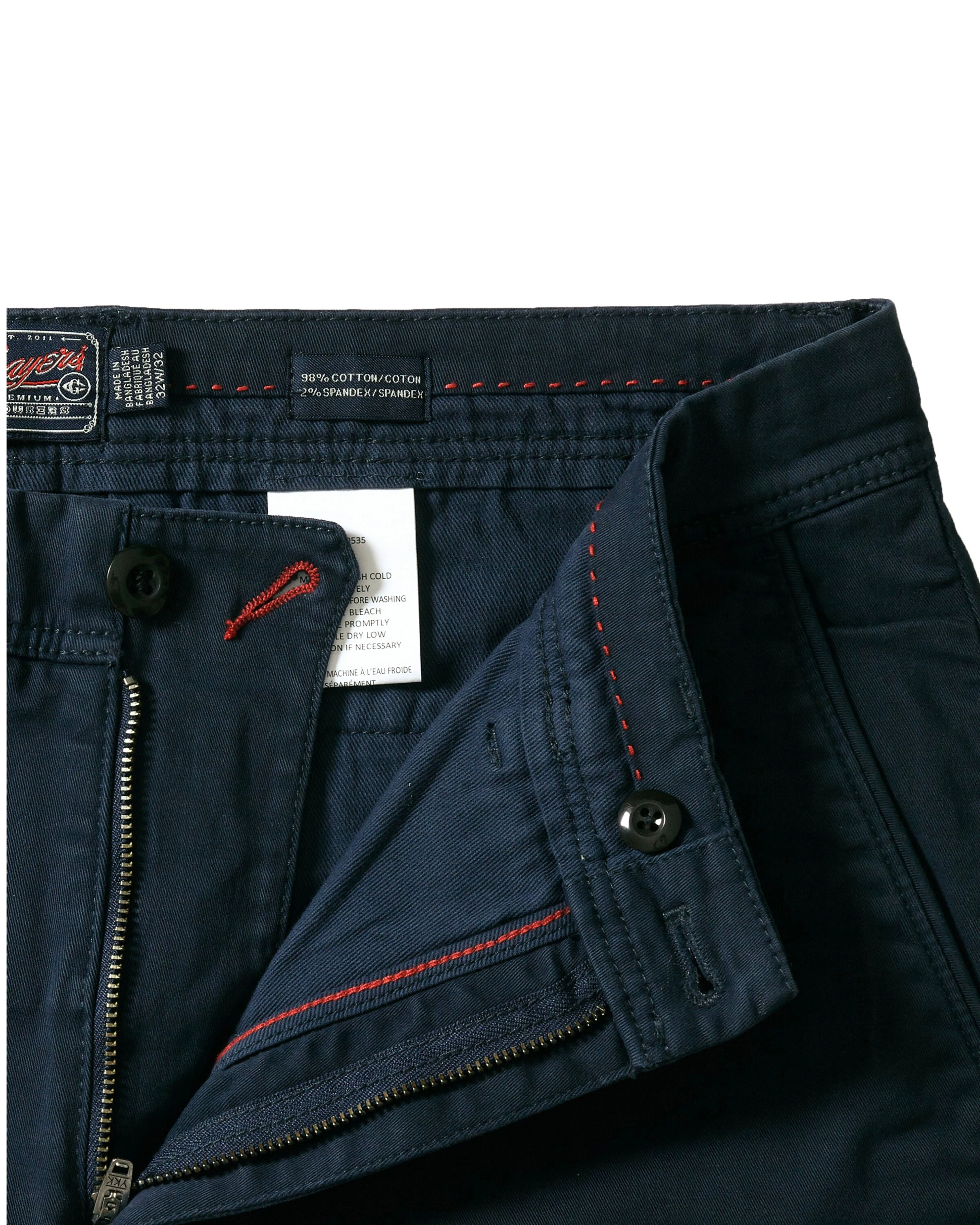Precision Stretch Chino Shorts 8" - Navy Designer Style two piece outfit