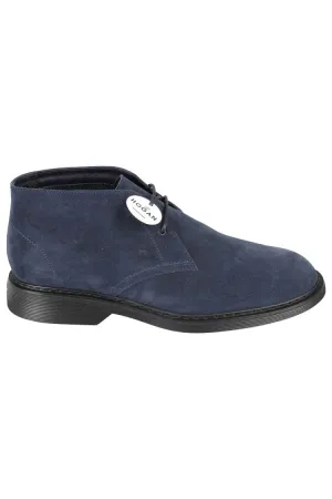 Simple Edge Air Circulation H576 Clark Suede Lace-Up Ankle Boot