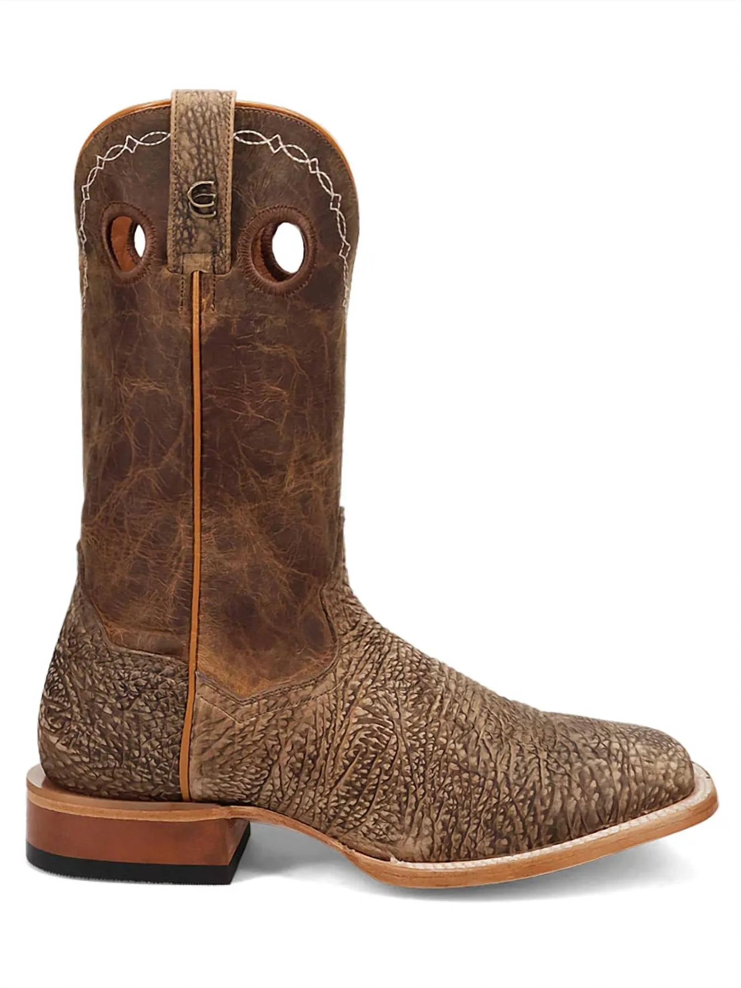 Men's Murray Bison Cowboy Certified Boot In Honey Flex Ease Stable Grip