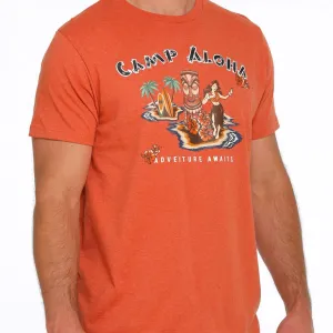 Cinch Men's Camp Aloha Graphic T-Shirt Comfy Stretch Wear Comfort Apparel
