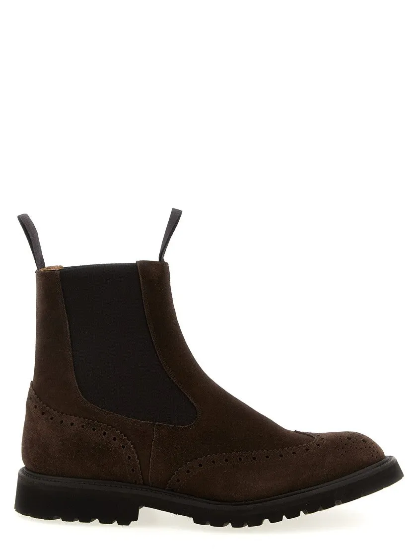 Double Layered Outsole Modern Line 'Henry' Ankle Boots