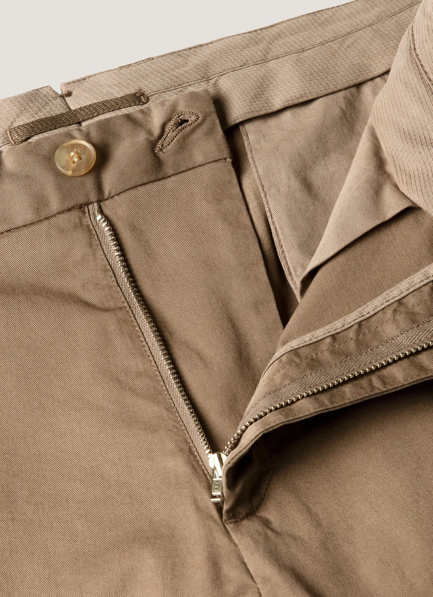 Breathable Base Timeless Design Men's Regular Fit Chino in Dark Stone