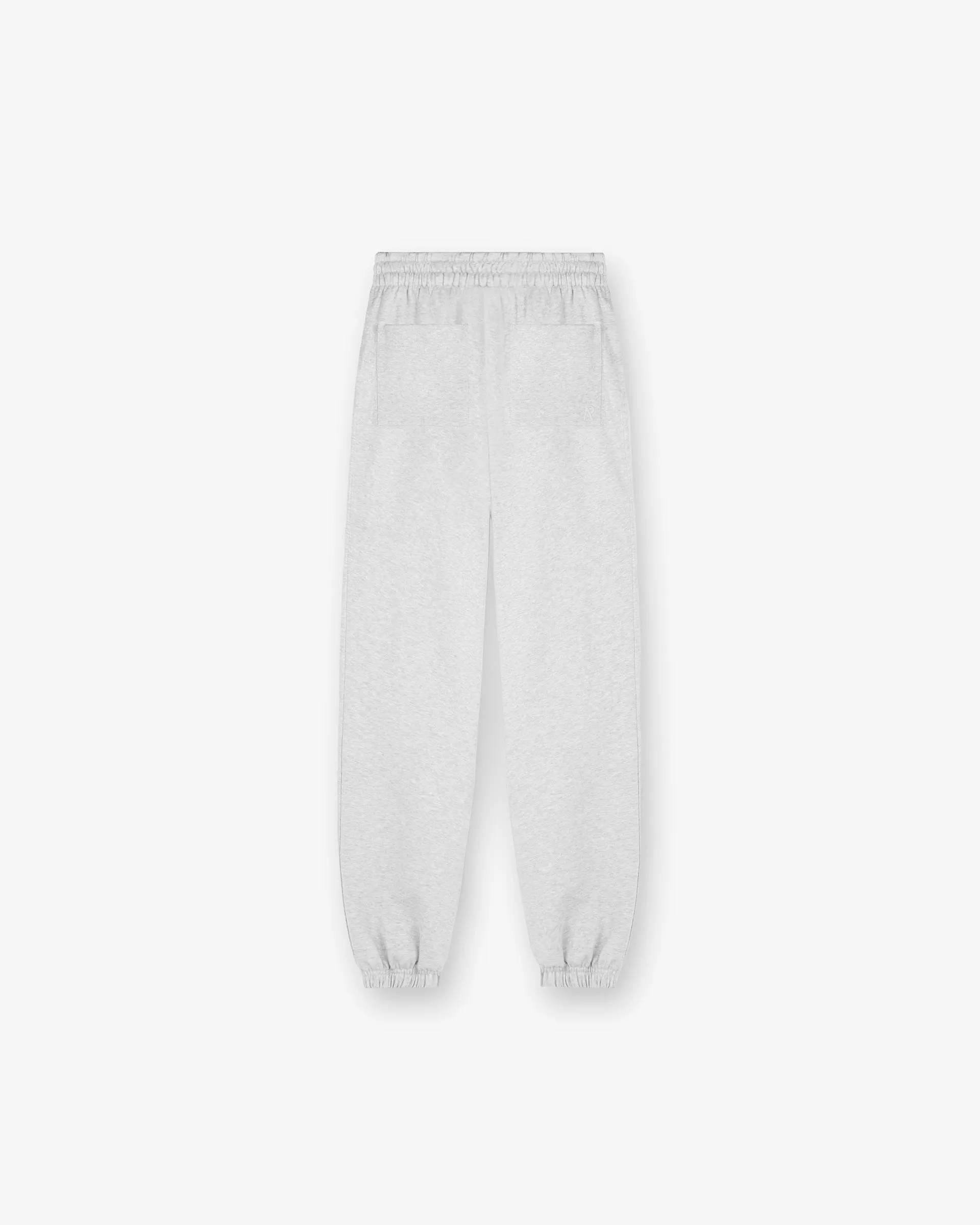 Comfy Waistband Fit Freedom Initial Cuffed Sweatpant - Ice Grey Marl