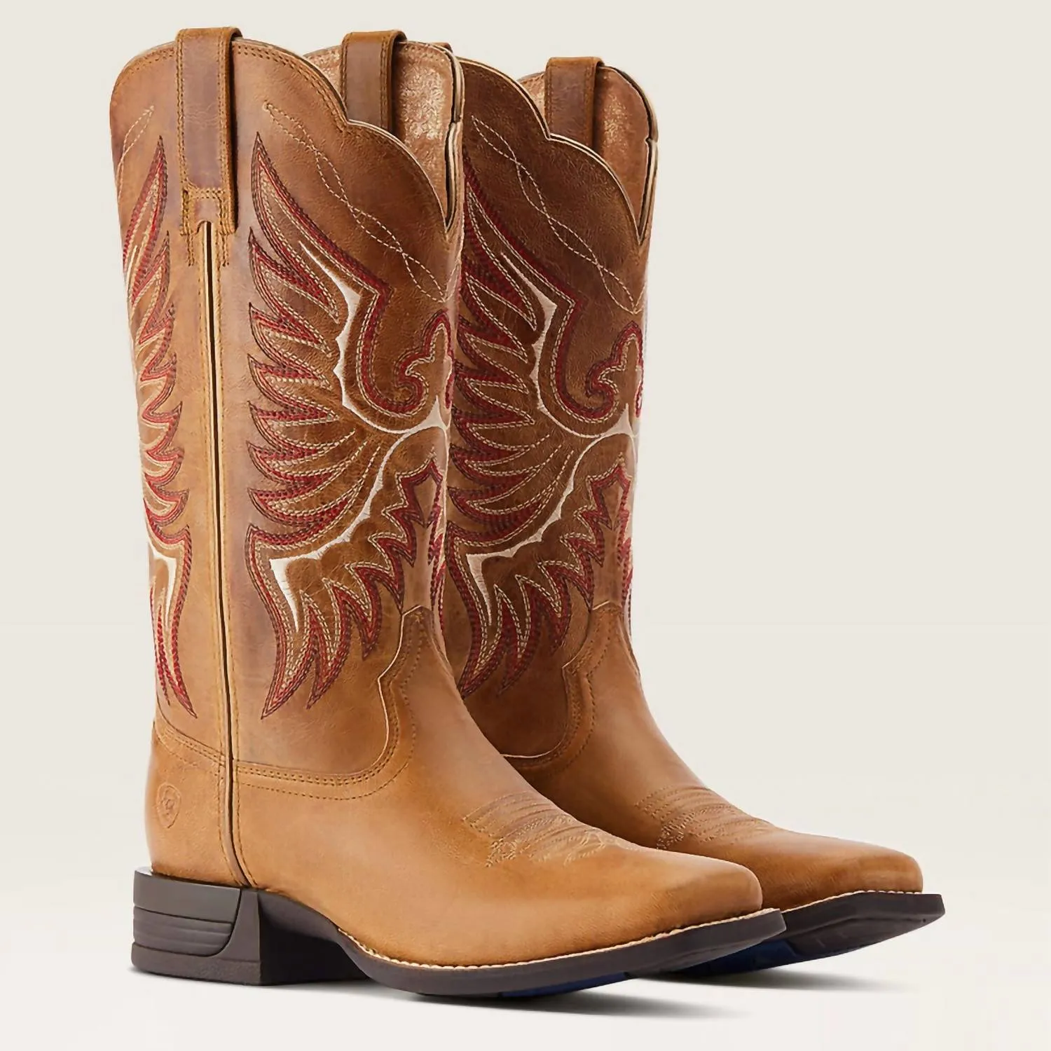 Women's Rockdale Western Boot In Almond Strong Move Light Pace