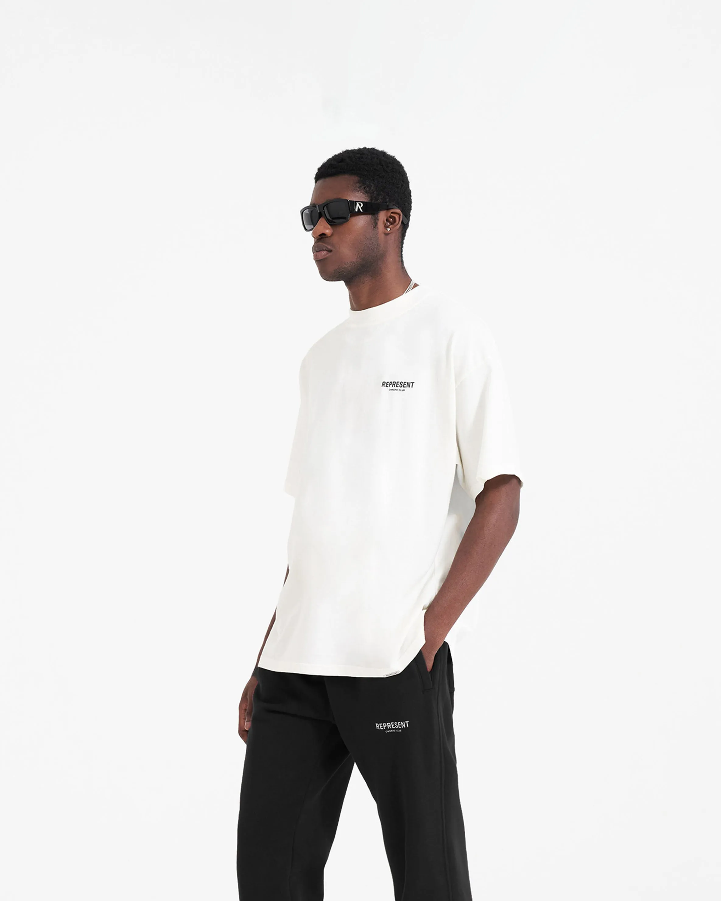 Comfortable Fashion StretchMaterial Represent Owners Club Sweatpant - Black