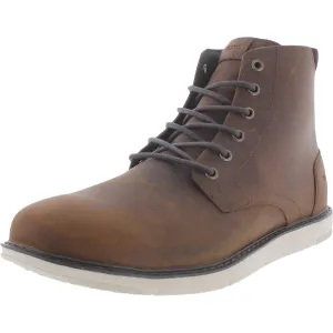 Meeting Style Hillside Mens Leather Lace-Up Combat & Lace-up Boots